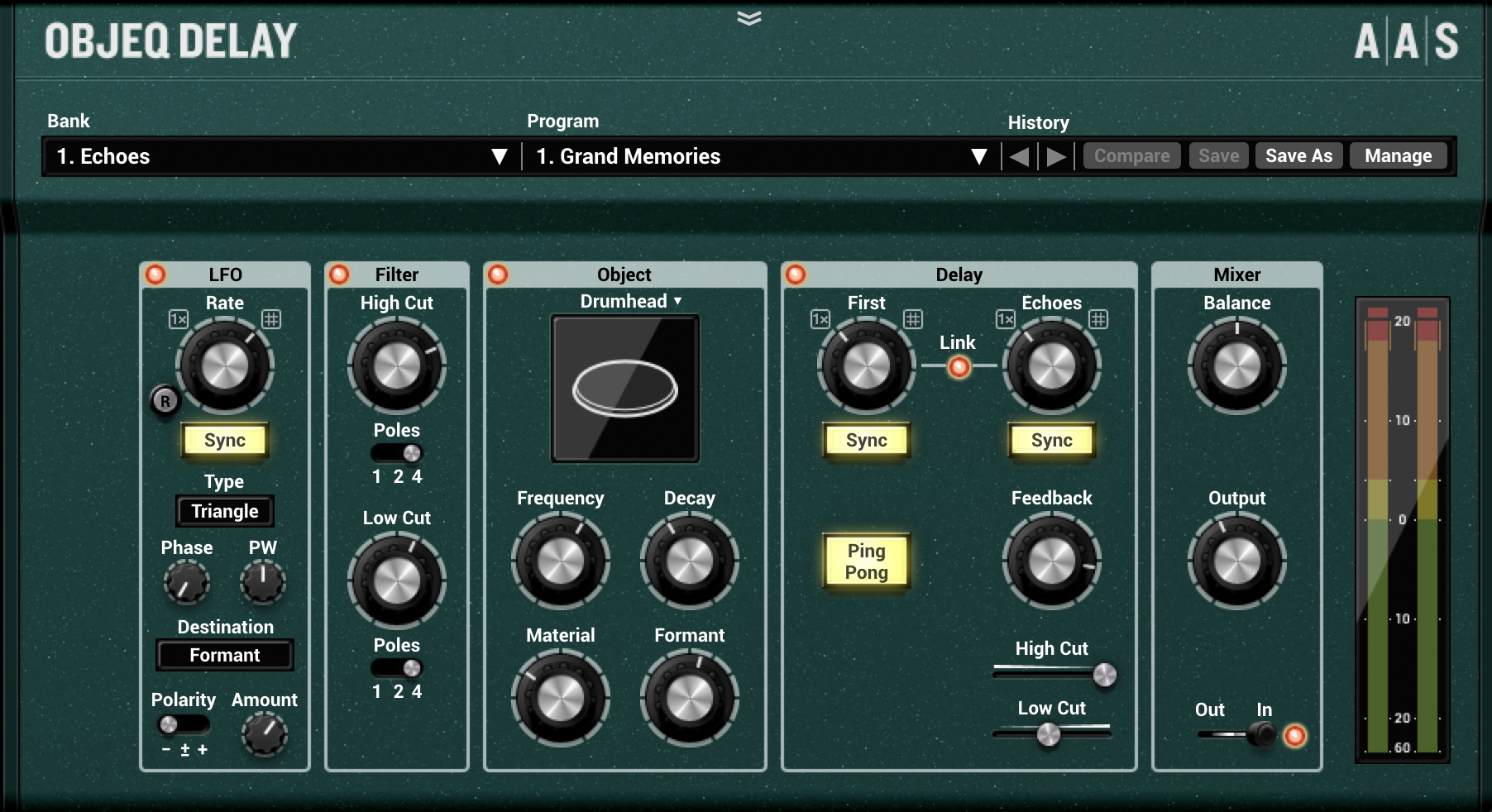 AAS Applied Acoustics Systems Objeq Delay